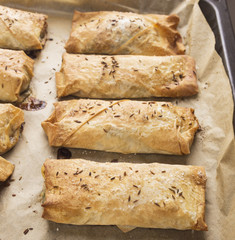 filo pastry baked puff pastry pies