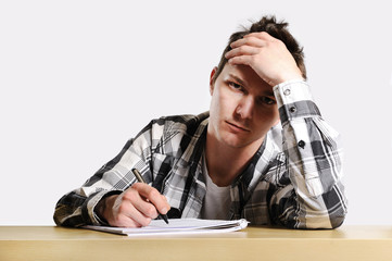 Schüler im Stress