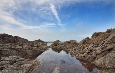 Rock Sea Pool, Brittany Coastline