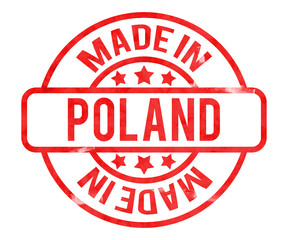 Made in Poland Stamp