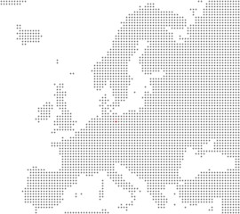 Pixelkarte Europa: Berlin liegt hier © kebox
