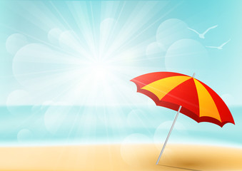 Fototapeta na wymiar Summer beach background for Your design