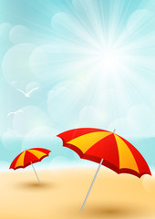 Fototapeta na wymiar Summer beach background for Your design