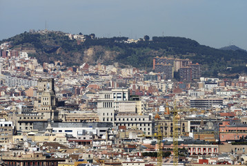 Fototapeta na wymiar View over Barcelona. Catalonia. Spain