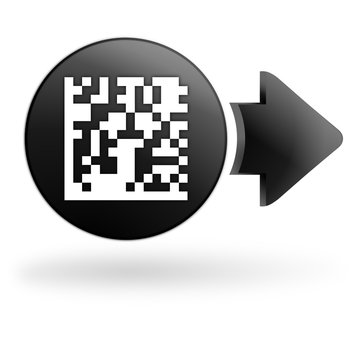 flash code sur bouton noir