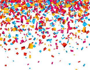 Fototapeta na wymiar Confetti celebration background.