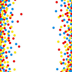 Confetti celebration background.