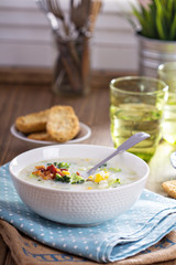 Broccoli and corn chowder