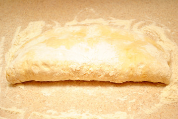 Preparing Bread Dough