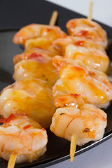 Shrimp shashlik