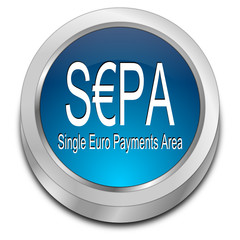 SEPA - Single Euro Payments Area - Button