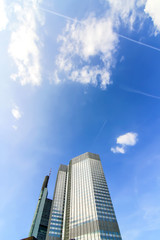 Fototapeta na wymiar Moderne Architektur in Frankfurt am Main
