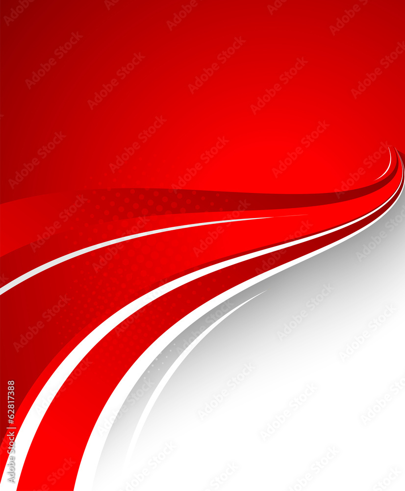 Poster abstract red background