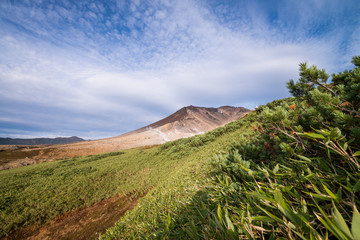 Obraz premium Asahidake summit
