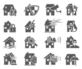 House Security Icons - 62817940