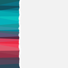 Torn paper, color spectrum