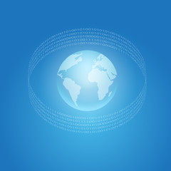 Internet and World symbol