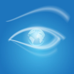 Internet and World concept symbol