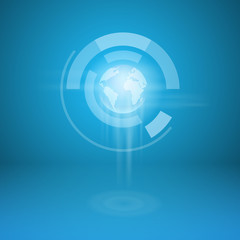 vector world business background