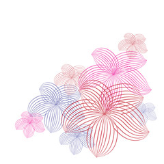 Abstract floral background