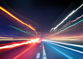 Urban Traffic Light Trails