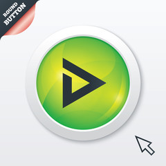 Arrow sign icon. Next button. Navigation symbol