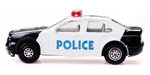 Toy police car with insignia © vipavlenkoff