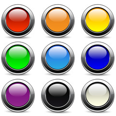 Set of buttons