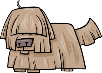 shaggy dog cartoon illustration