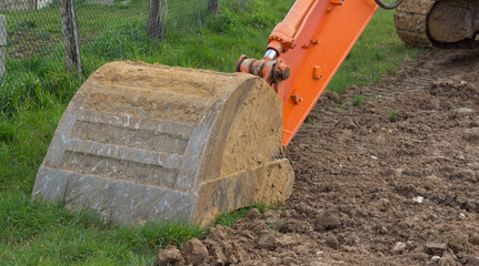 Obraz premium Godet de pelleteuse