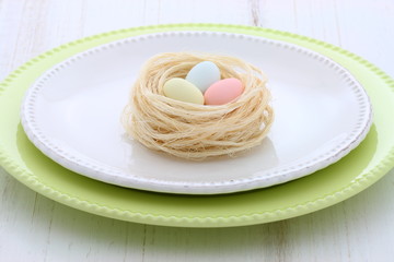 Beautiful easter setting