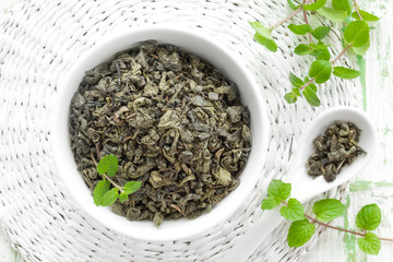 Tea with mint