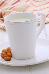 Delicious almonds milk