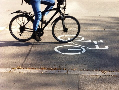 auf dem radweg