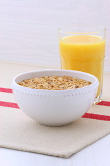 Delicious and healthy granola cereal