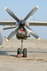 Military aircraft propeller