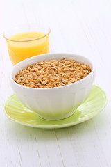 Delicious and healthy granola cereal