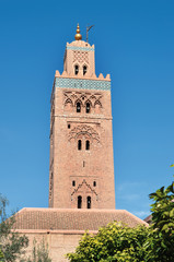 Fototapeta na wymiar Minaret Koutoubia