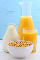 Delicious and healthy honey nuts cereal