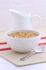 Delicious and healthy granola cereal