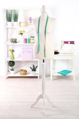 Female mannequin in creative studio