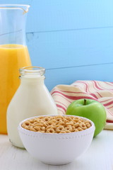 Delicious and healthy honey nuts cereal