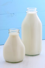 assorted and delicious milk