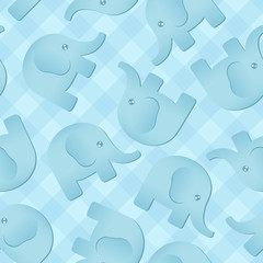 Blue Elephant Background