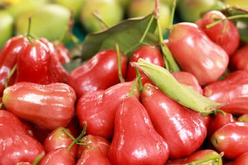 rose apple in the market