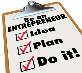 Be Entrepreneur To Do LIst Idea Plan Do It Business Ownership
