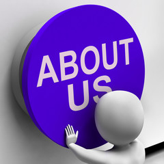 About Us Button Shows Who We Are Section