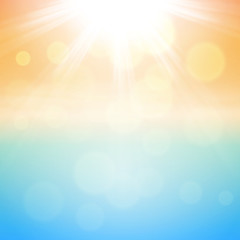 Sunny summer background