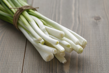 bunch of fresh green onions
