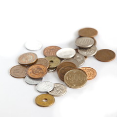 Japanese currency coin , Japanese Yen